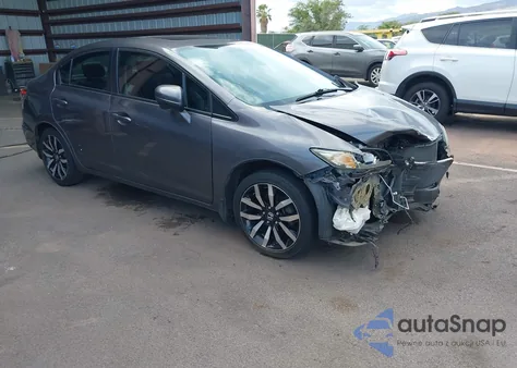 2015 Honda Civic Ex-L from USA, damaged, VIN 2HGFB2F95FH532663